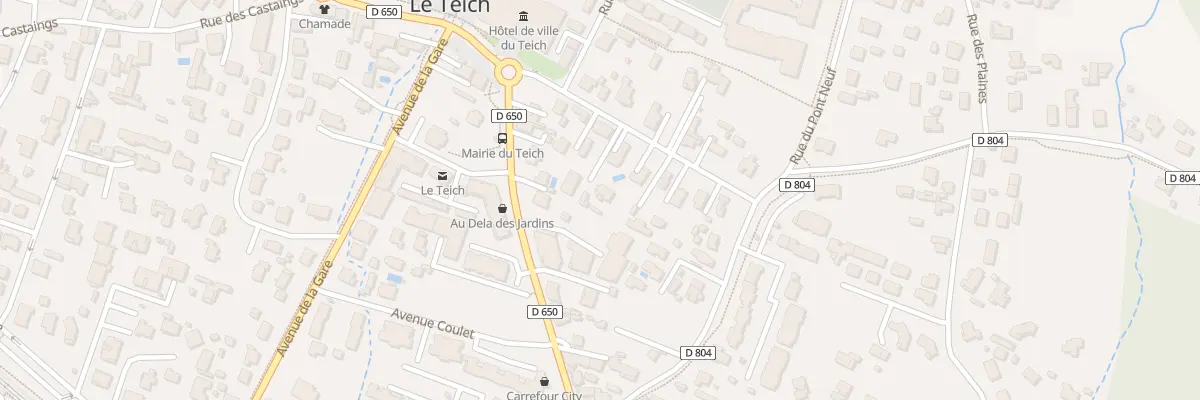 Plan du 8 Rue du Stade au Teich