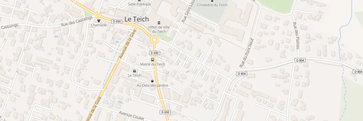 Plan du 6 Rue du Stade au Teich