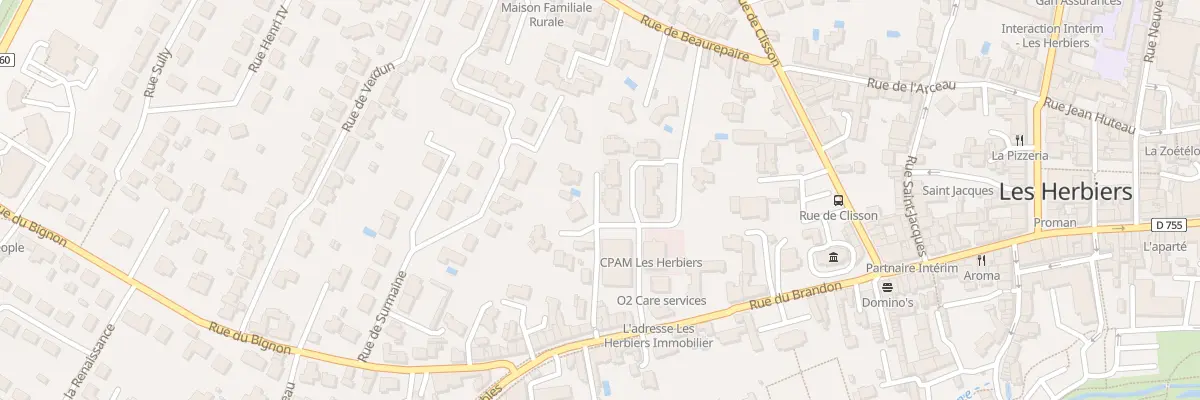 Plan du 38 Rue Château Gaillard aux Herbiers