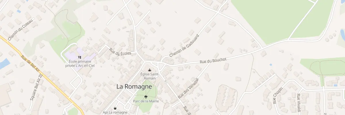Plan du 7 Pl de l’Eglise à La Romagne