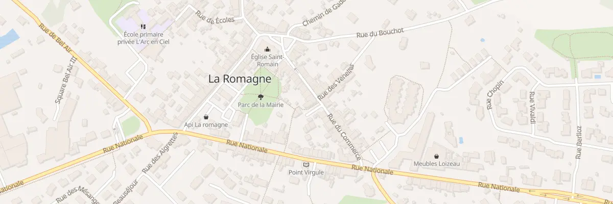 Plan du 18 Rue du Commerce à La Romagne