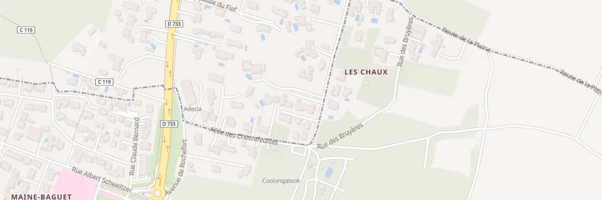 Plan du 5 All des Chênes Verts à Saint-Sulpice-de-Royan