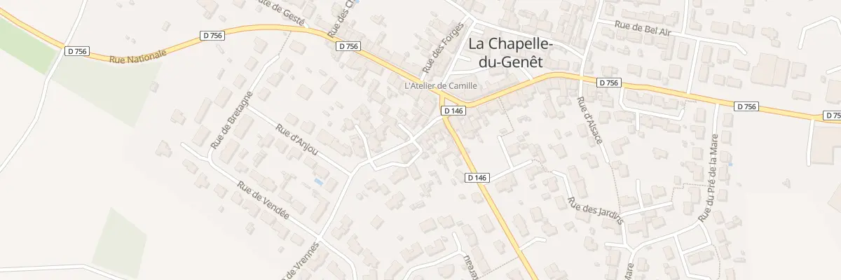 Plan du 8 Rue de Vrennes (Chapell-Genet) à Beaupréau-en-Mauges