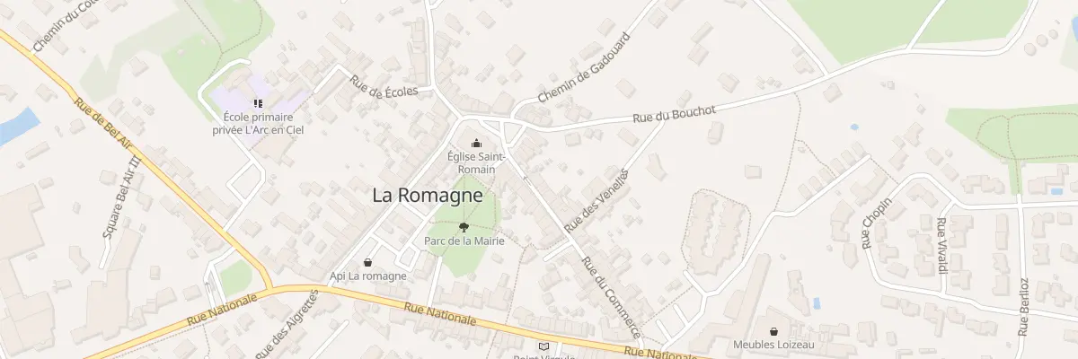 Plan du 3 Rue du Commerce à La Romagne