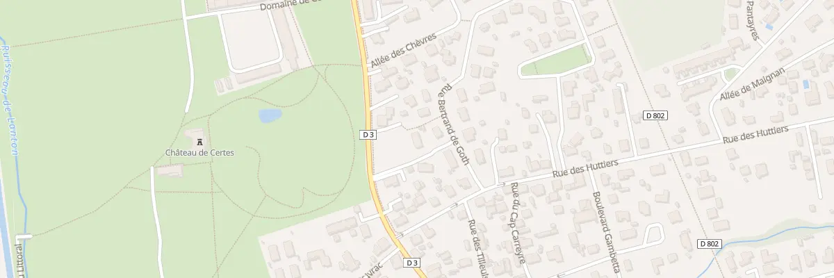Plan du 5 Rue Bertrand de Goth à Audenge