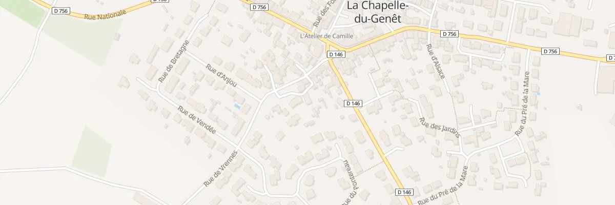 Plan du 6 Rue de la Carabinerie à Beaupréau-en-Mauges