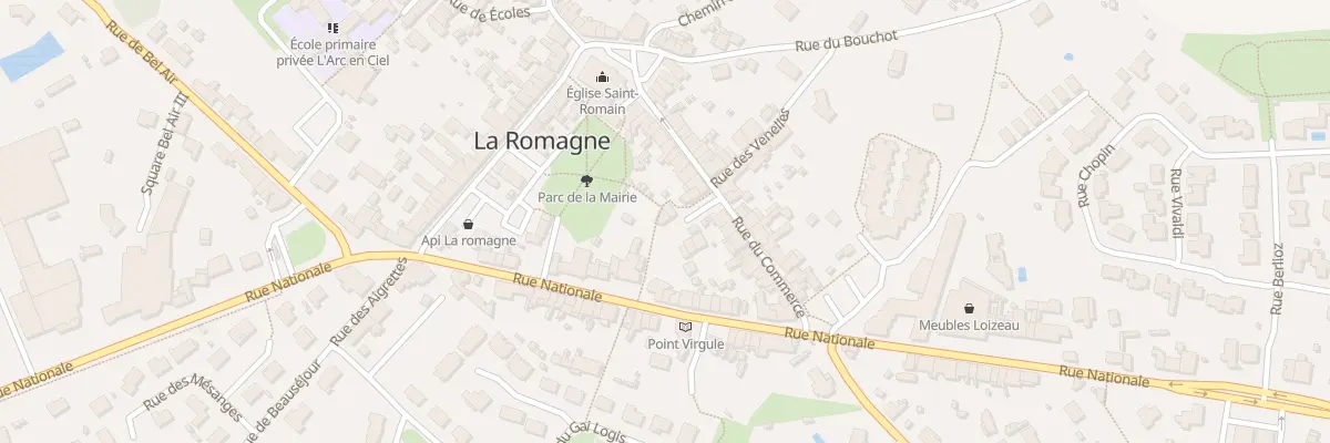Plan du 6 Rue du Verdet à La Romagne