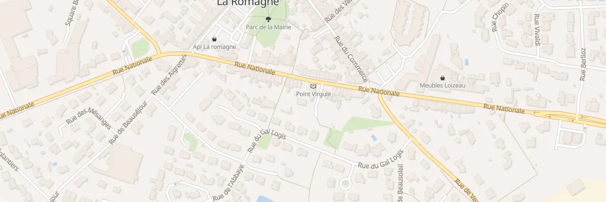 Plan du 37B Rue Nationale à La Romagne