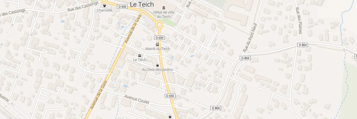 Plan du 6B Rue du Stade au Teich