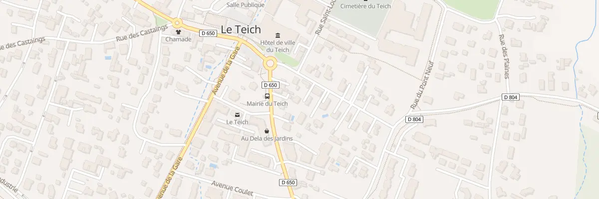 Plan du 4B Rue du Stade au Teich