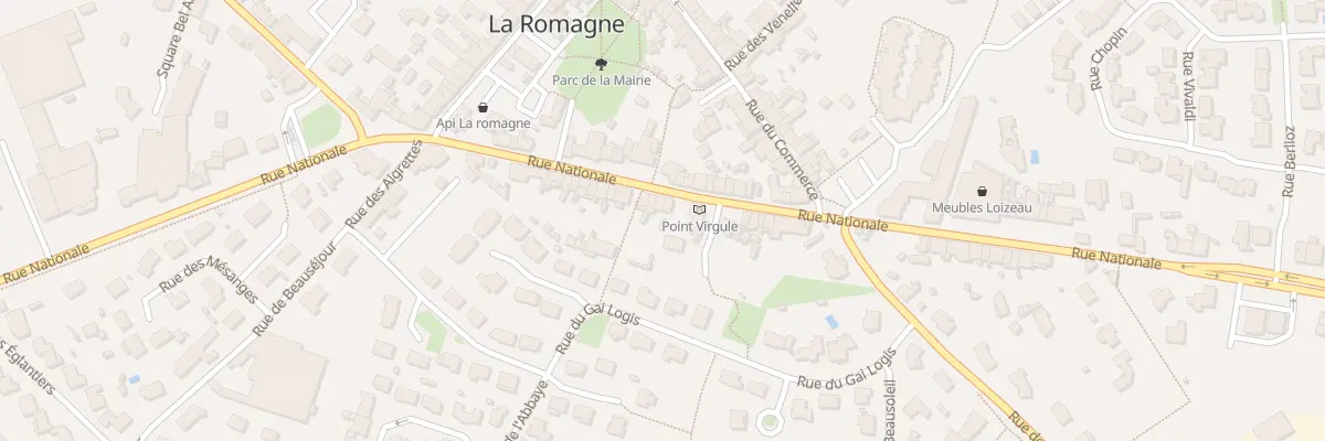 Plan du 39 Rue Nationale à La Romagne
