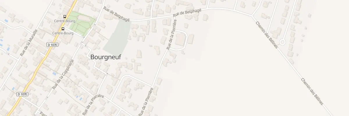 Plan du 3 Rue de la Pierrière à Bourgneuf
