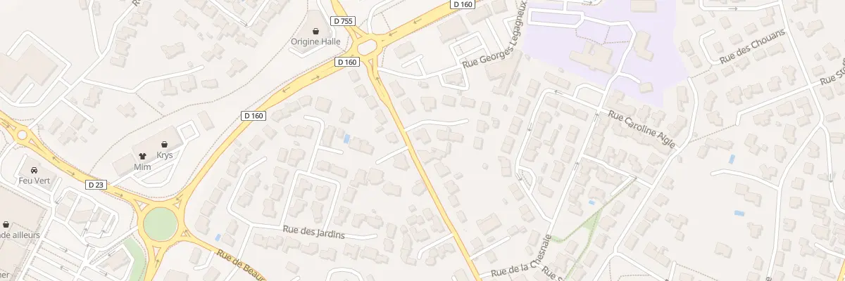 Plan du 72 Rue de Clisson aux Herbiers
