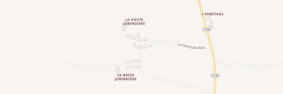 Plan du 3 Ham la Haute Juberdière à La Gravelle
