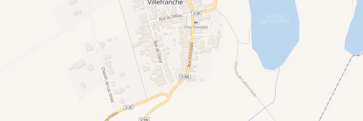Plan du 5007 La Ville à Labastide-Villefranche