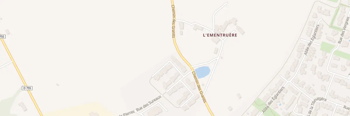 Plan du 8 Rue des Tamiers aux Herbiers