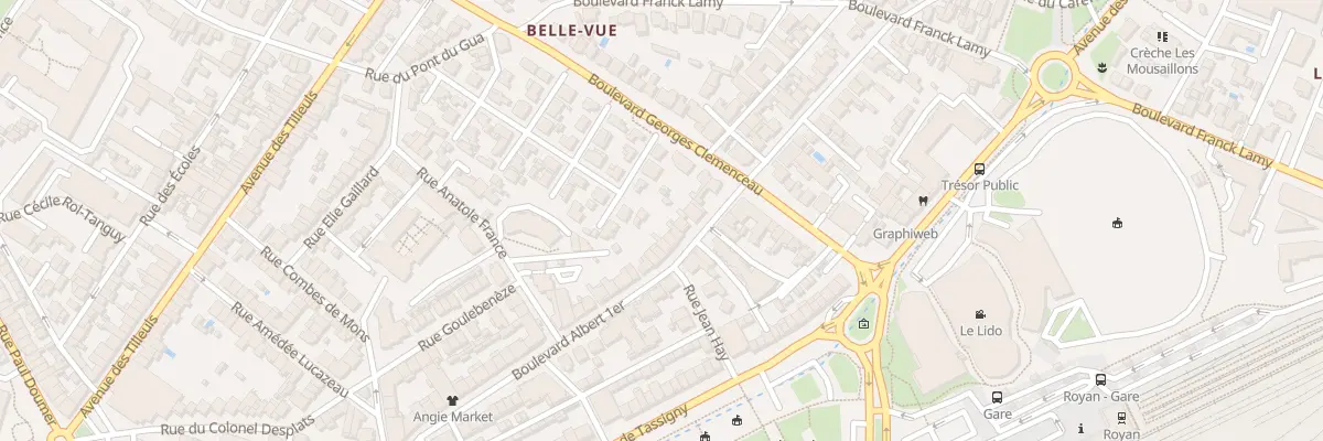 Plan du 70 Bd Albert 1er à Royan