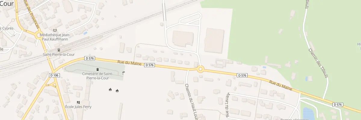 Plan du 15 Rue du Maine à Saint-Pierre-la-Cour