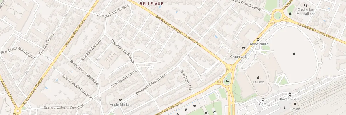 Plan du 66 Bd Albert 1er à Royan