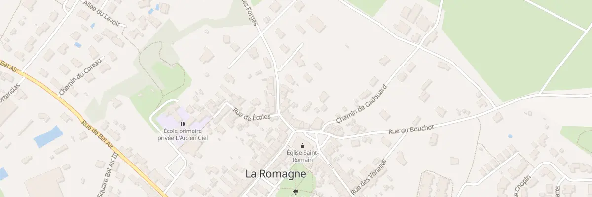 Plan du 9 Rue des Forges à La Romagne