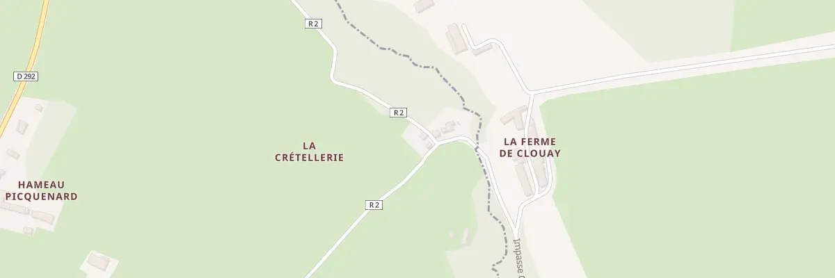 Plan du 2 La Cretellerie à Saint-Clair-sur-l’Elle