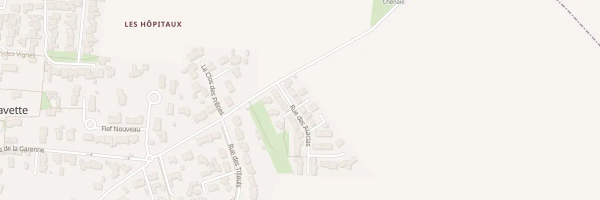 Plan du 5 Rue des Acacias à Clavette