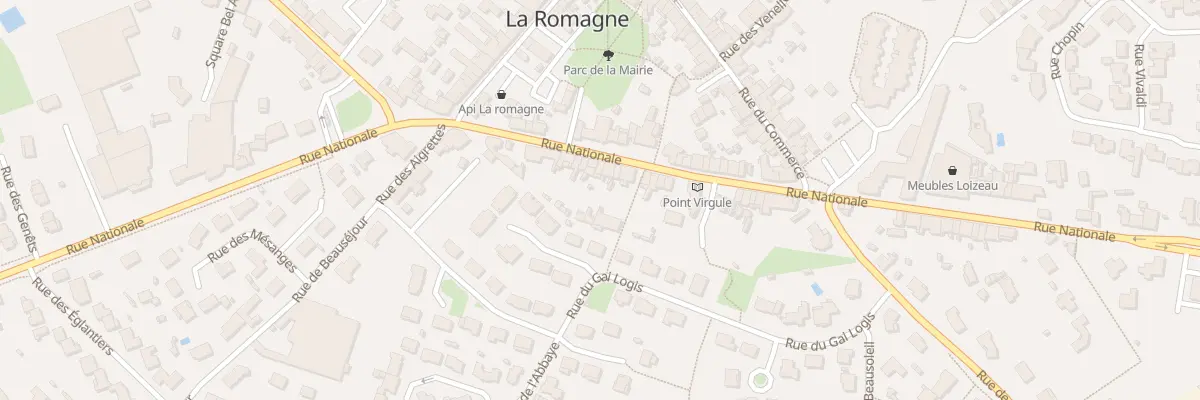 Plan du 51 Rue Nationale à La Romagne