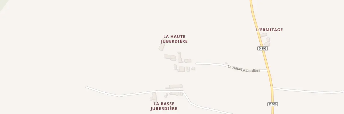 Plan du 2 Ham la Haute Juberdière à La Gravelle