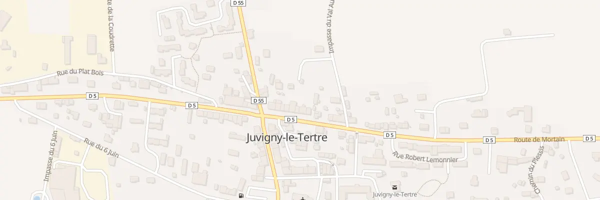 Plan du 15 Rue de Mortain - Juvigny à Juvigny les Vallées