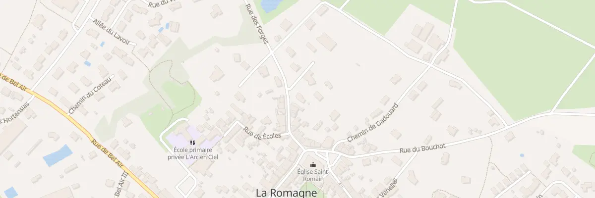 Plan du 17 Rue des Forges à La Romagne