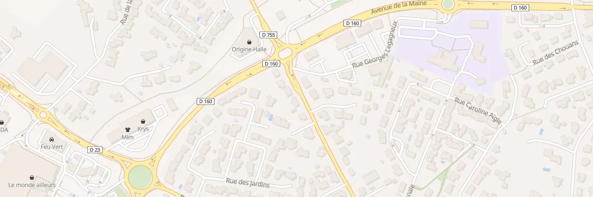 Plan du 67T Rue de Clisson aux Herbiers