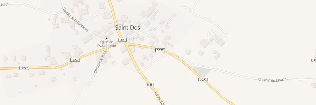 Plan du 4 Rte de Salies-de-Bearn à Saint-Dos