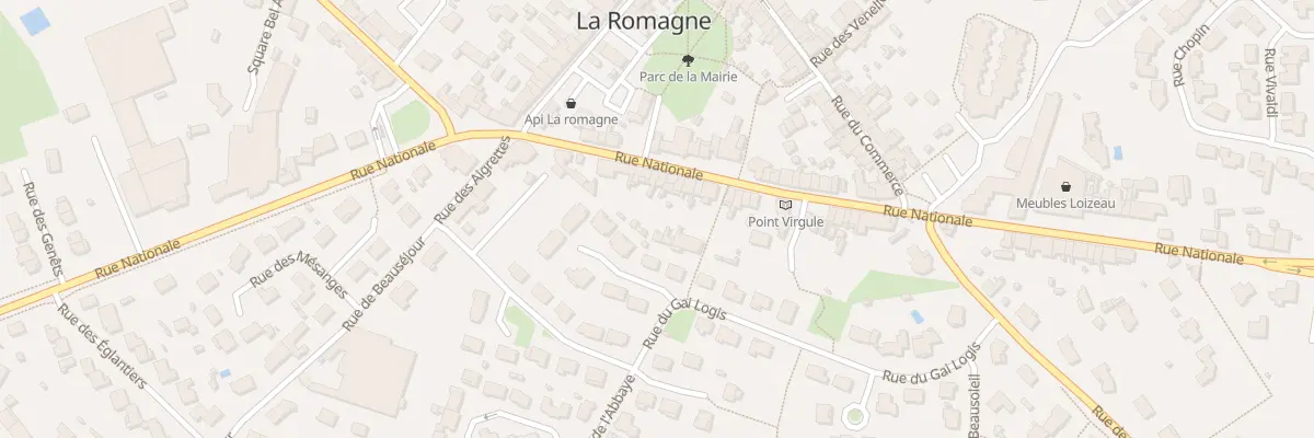 Plan du 55 Rue Nationale à La Romagne
