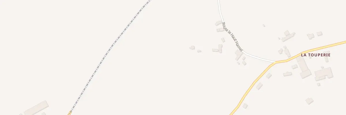 Plan du 5145 Le Haut Hamel - Gieville à Domjean
