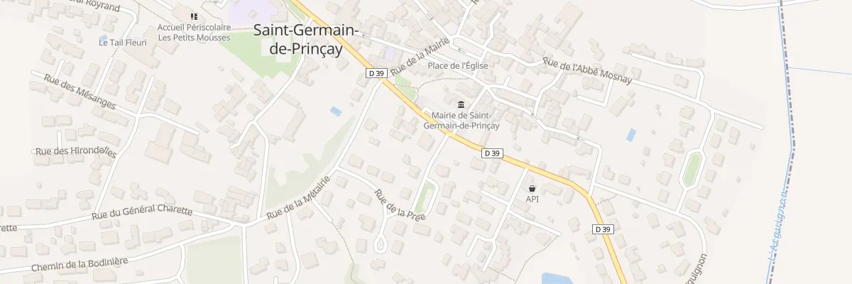 Plan du 23 Rue louis marchegay à Saint-Germain-de-Prinçay
