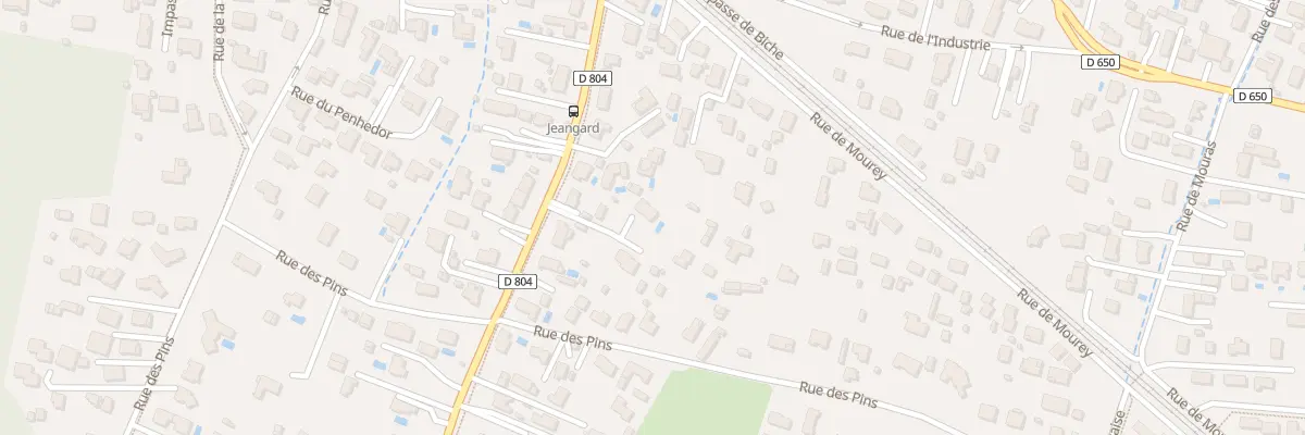 Plan du 11B Rue de Boulange au Teich
