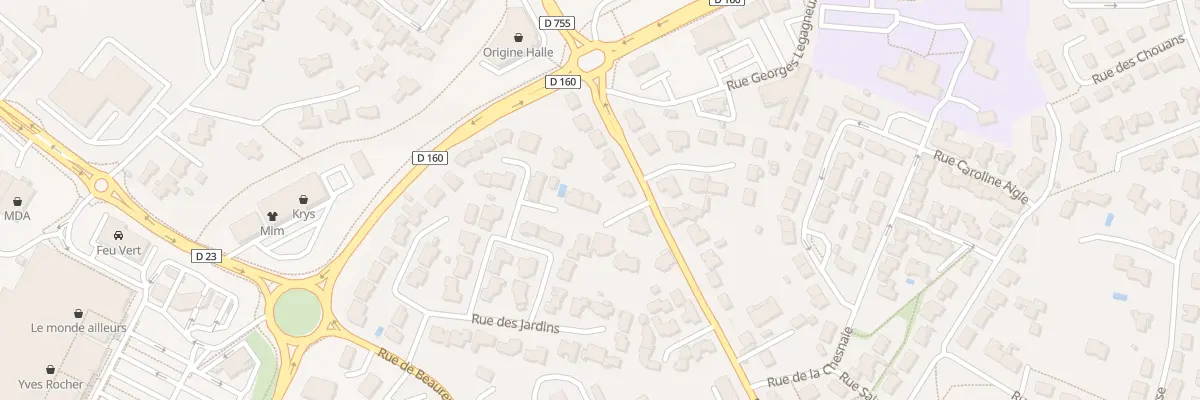 Plan du 63 Rue de Clisson aux Herbiers