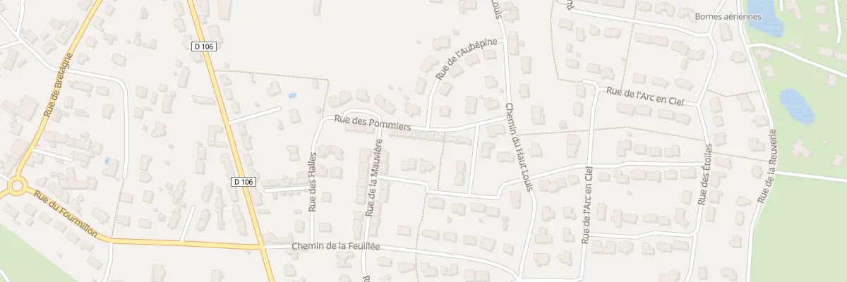 Plan du 16 Rue des Pommiers à Saint-Pierre-la-Cour