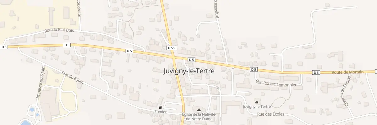 Plan du 6 Rue de Mortain - Juvigny à Juvigny les Vallées