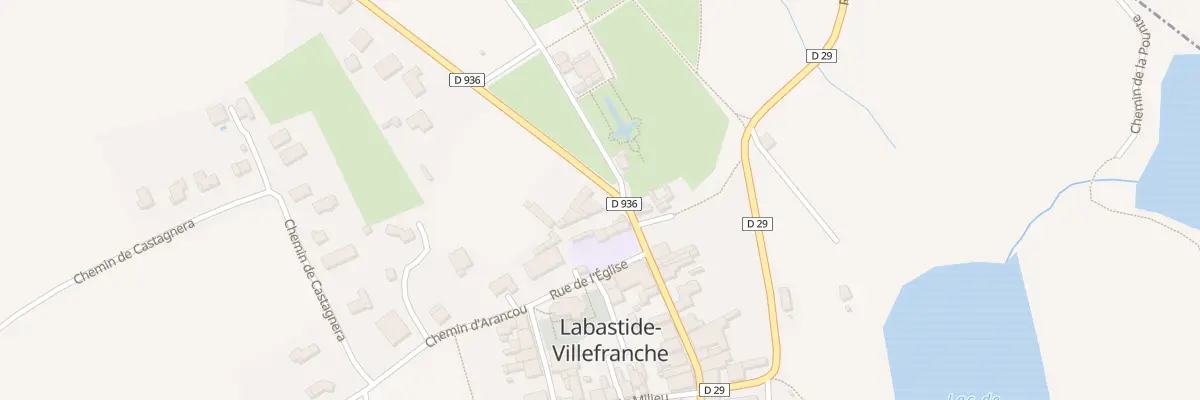 Plan du 5511 Borde de Mourlanne à Labastide-Villefranche