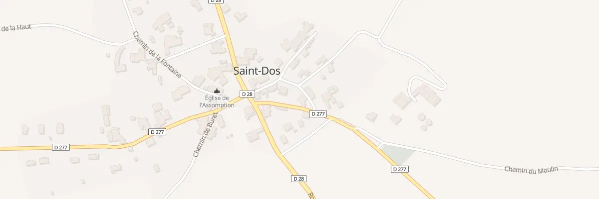 Plan du 5 Rte de Salies-de-Bearn à Saint-Dos
