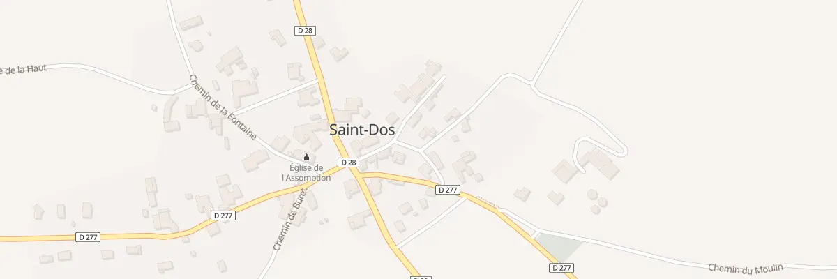 Plan du 1 Imp du Pont de Larroque à Saint-Dos