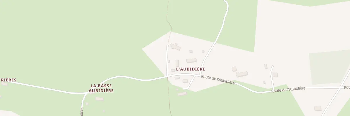 Plan du 10 Rte de l’Aubidiere - Champ Bou à Noues de Sienne