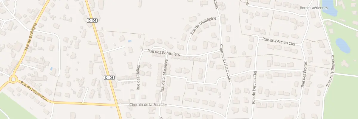 Plan du 12 Rue des Pommiers à Saint-Pierre-la-Cour