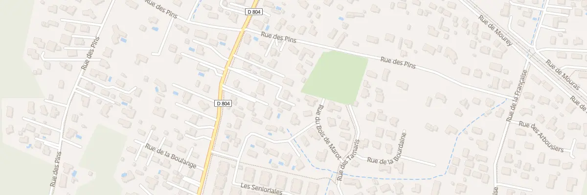 Plan du 23B Rue de Boulange au Teich