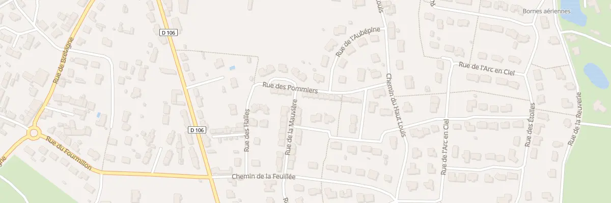 Plan du 8 Rue des Pommiers à Saint-Pierre-la-Cour