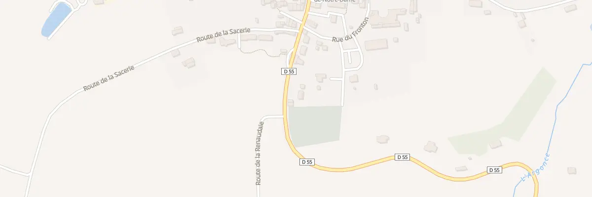Plan du 9001 Rue de Saint Hilaire - Juvigny à Juvigny les Vallées