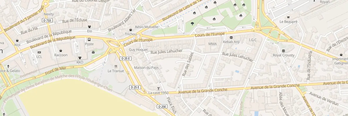 Plan du 11B Rue Jules Lehucher à Royan