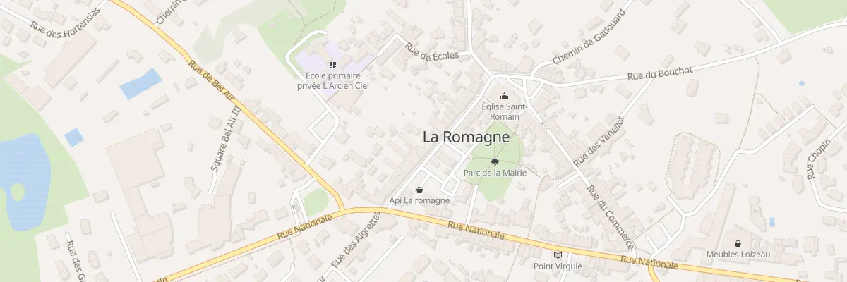 Plan du 24 Rue de la Mairie à La Romagne