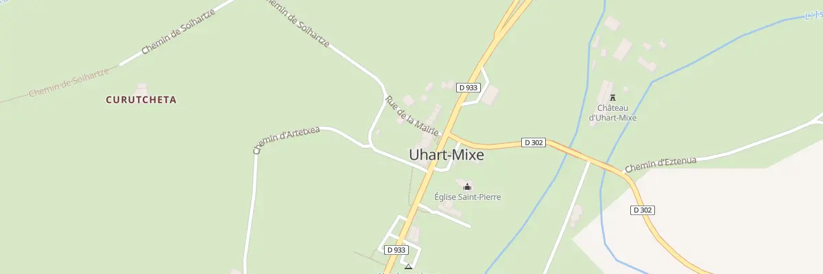 Plan du 5027 Curutchet à Uhart-Mixe